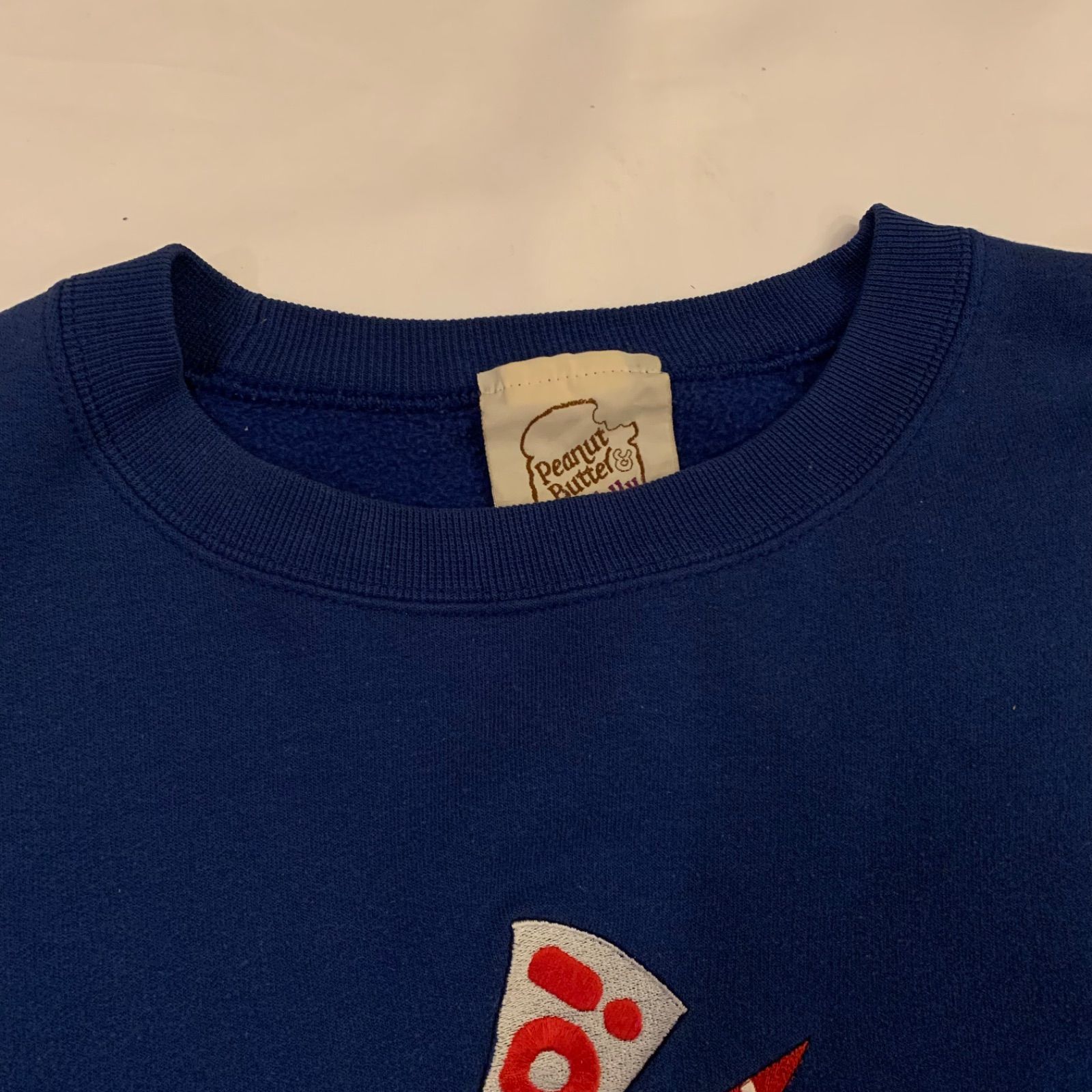 90s Peanut Butter & jelly Embroidered Crew Neck Sweat ピーナッツ 