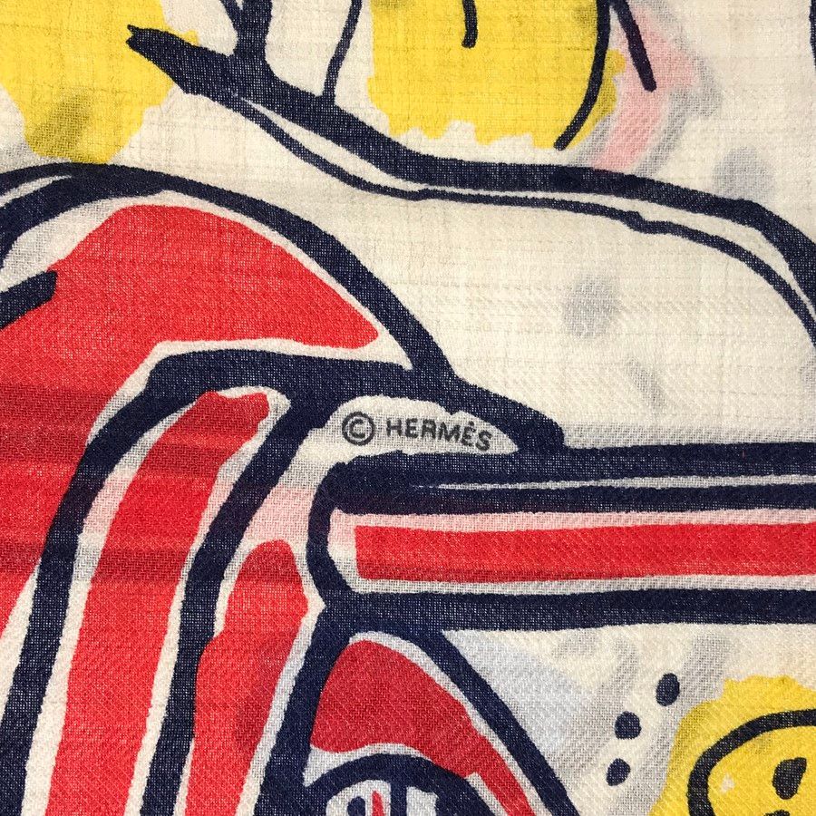 エルメス HERMES カレジェアン レイユール デテ 140 ブルー