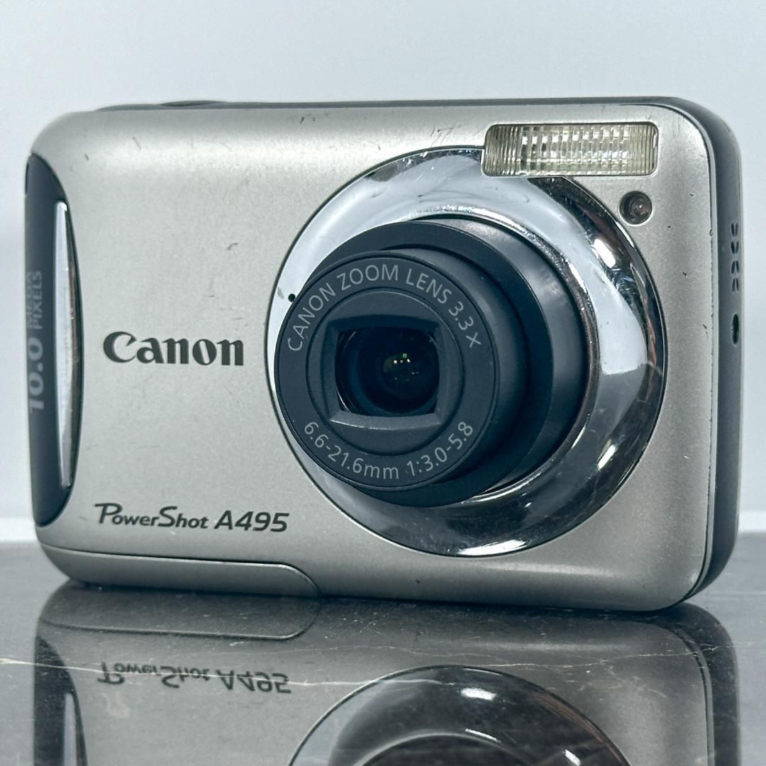 美品／完動品】Canon PowerShot A495 単3電池で動くデジカメ 【公式通販】