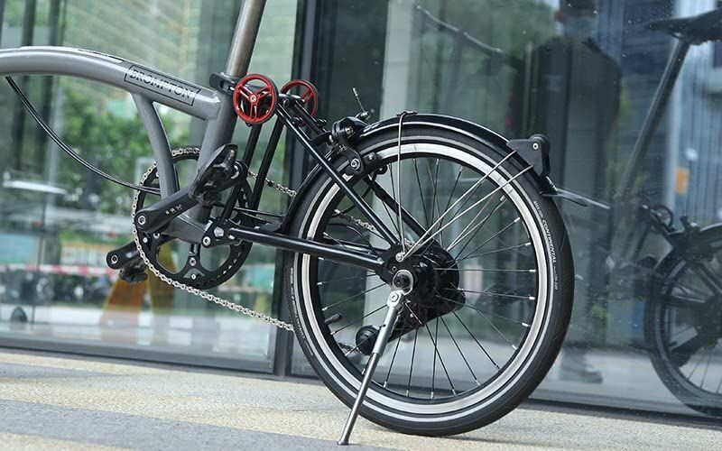 新生活応援SALE Titanium Alloy Kickstand Stand for Brompton Folding Bike P-LINE T-LINE