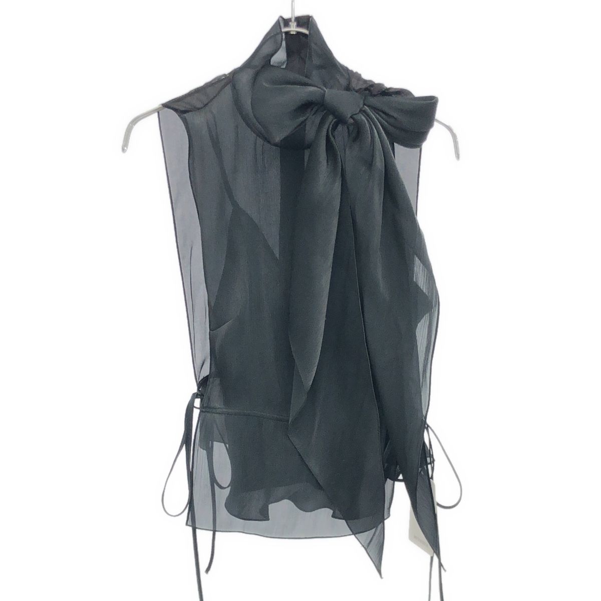 Victoria Beckham ヴィクトリアベッカム Black Silk top バックシルクトップス 1123WTP004391B ブラック 4