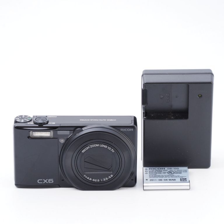 に値下げ！ RICOH デジタルカメラ CX6ブラック CX6-BK