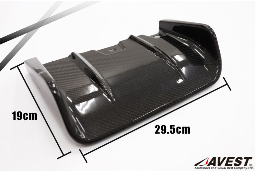 TOYOTA GR86 ZN8 SUBARU BRZ ZD8 リアディフューザー カーボン 2Pセット 外装 エクステリア パーツ カスタム ドレスアップ AVEST アベスト LAWEED_CL