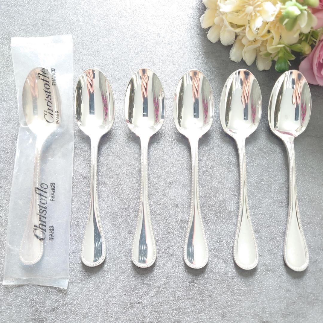 クリストフル パール デミタススプーン 未開封含む 6点