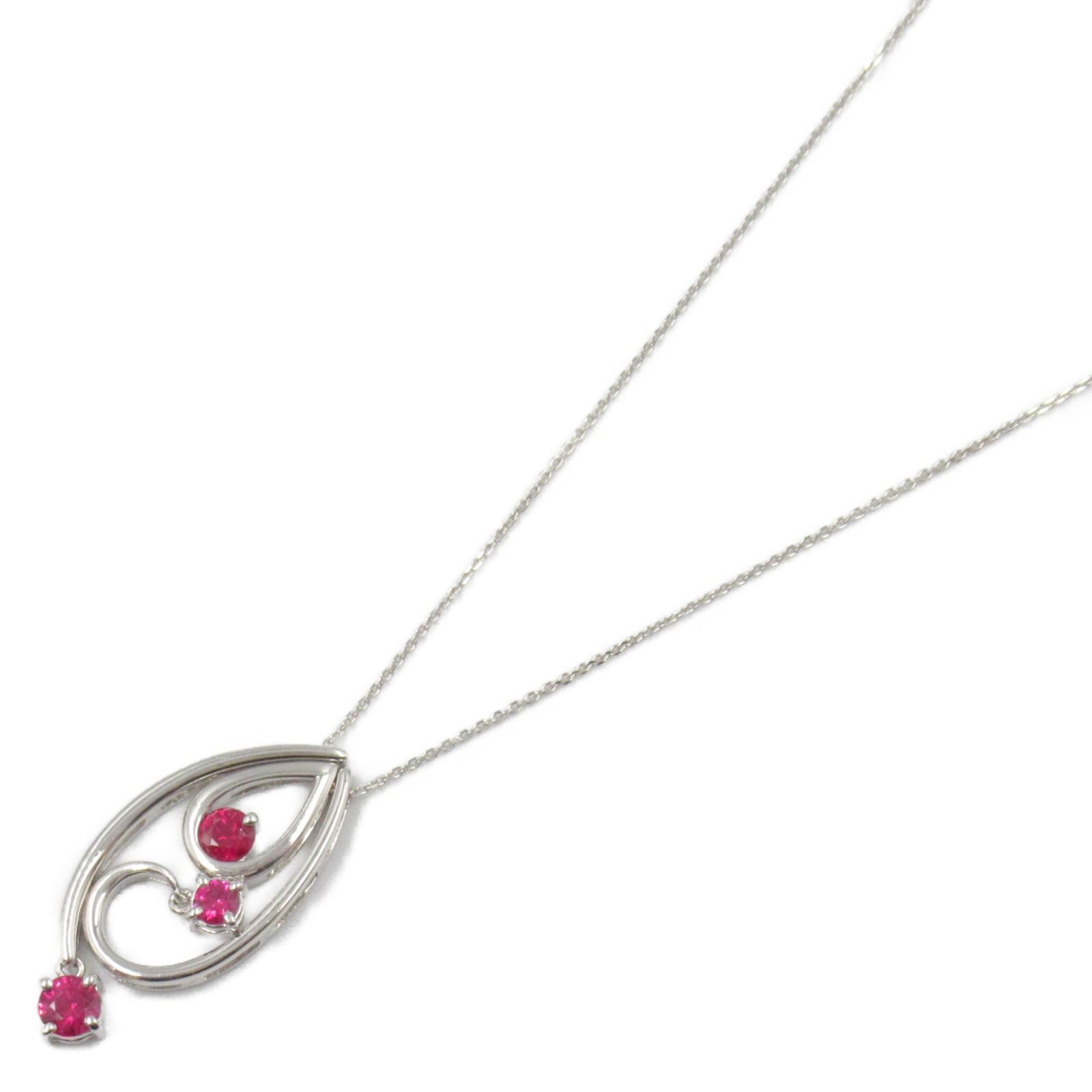 ジュエリー JEWELRY ネックレス ルビー ネックレス ﾙﾋﾞｰ 6.3g 首回42.5  