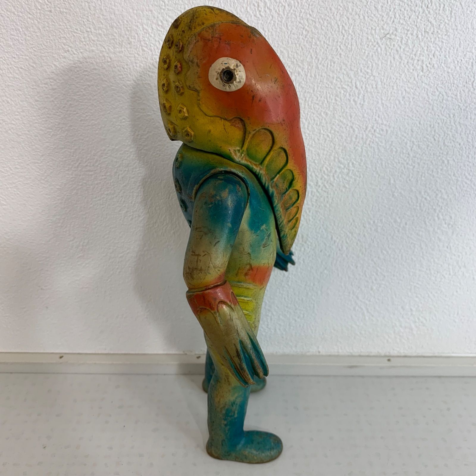 B*B様 昭和レトロ ソフビ ゴドラ星人 マルサン 1967年〜 当時物 B*B様 昭和レトロ ソフビ ゴドラ星人 マルサン 1967年〜 当時物