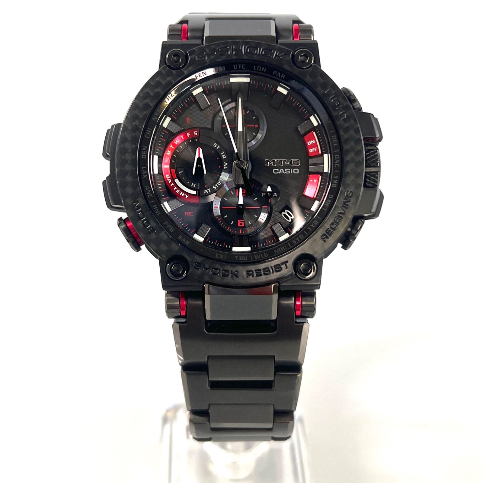美品】カシオ G-SHOCK MT-G MTG-B1000XBD-1AJF 電波ソーラー 黒  