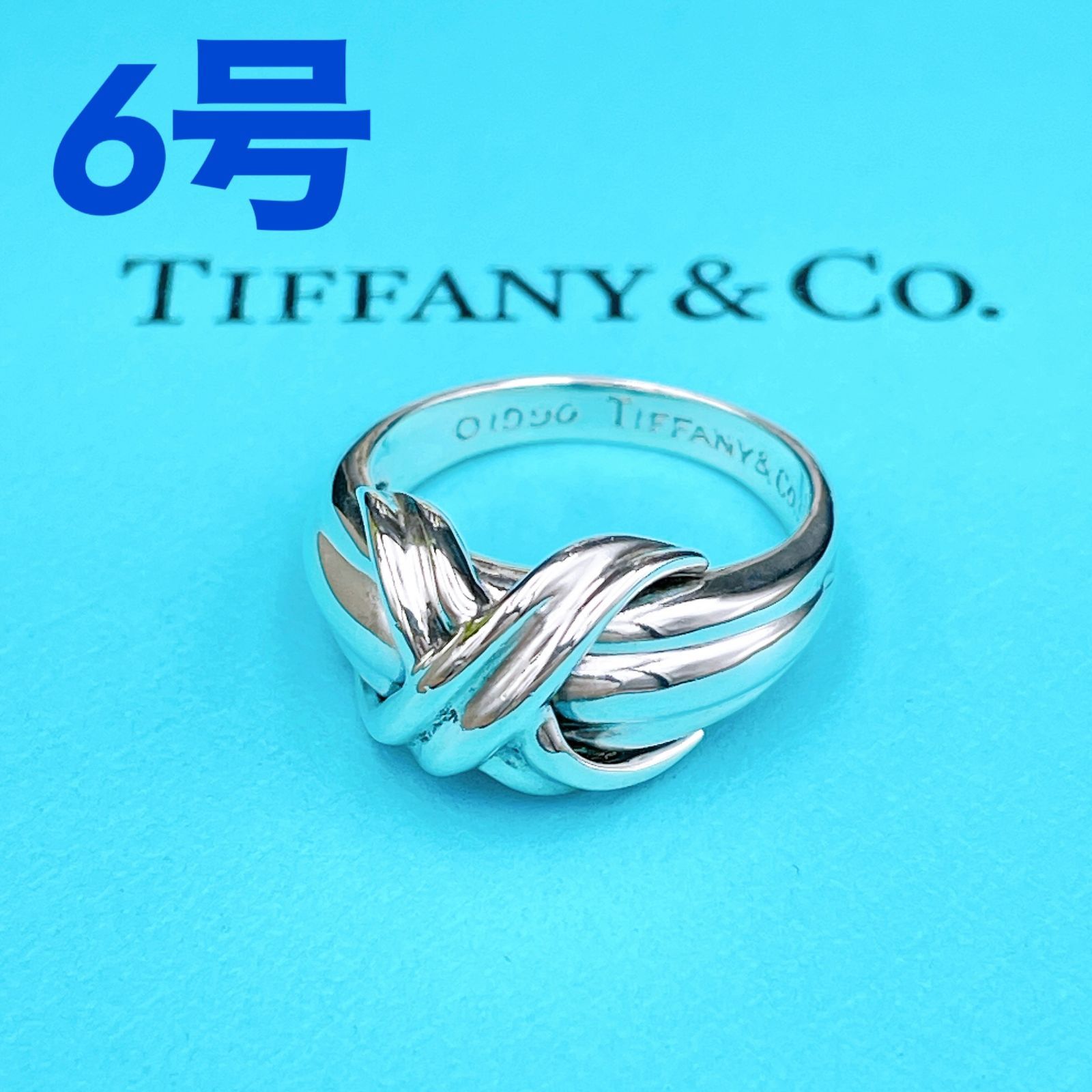 ◇ティファニー◇新品仕上済 Tiffany&Co. シグネチャー クロス リング