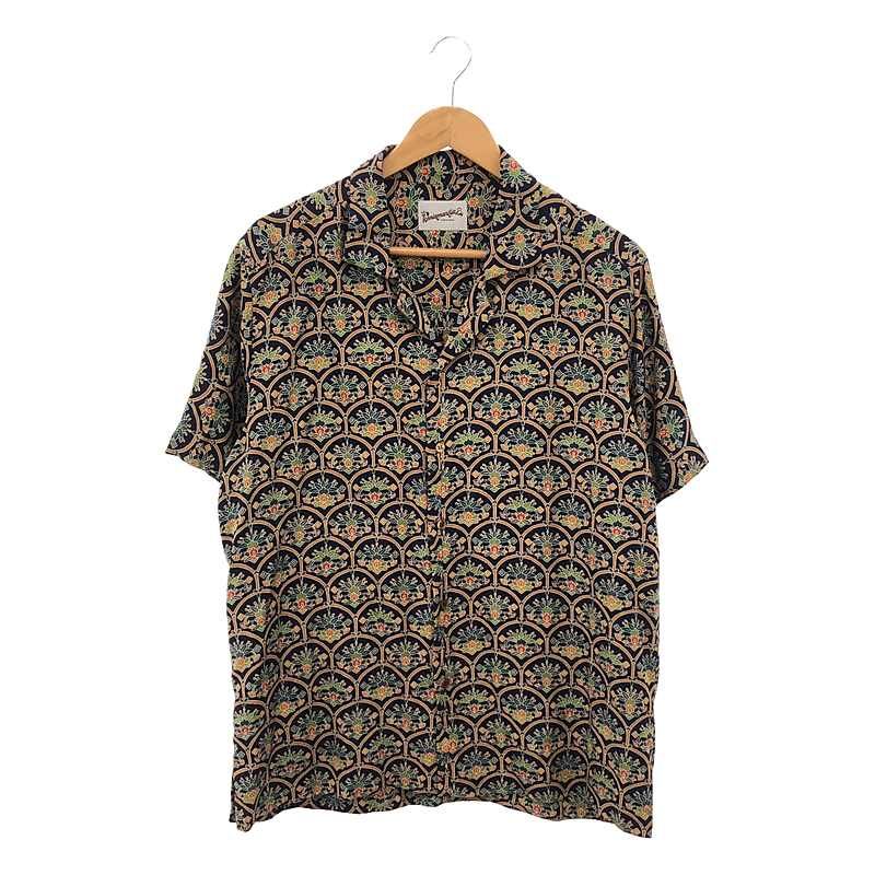 お買い得，2026 keniamarilia / ケニアマリリア | シルク 総柄 オープンカラーシャツ | M | マルチカラー | メンズ その他