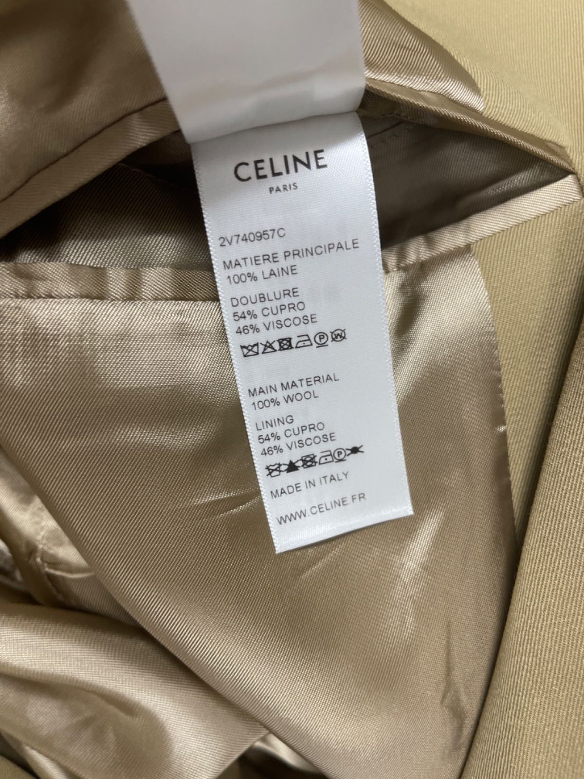 CELINE 20ss ミリタリー ジャケット エディ