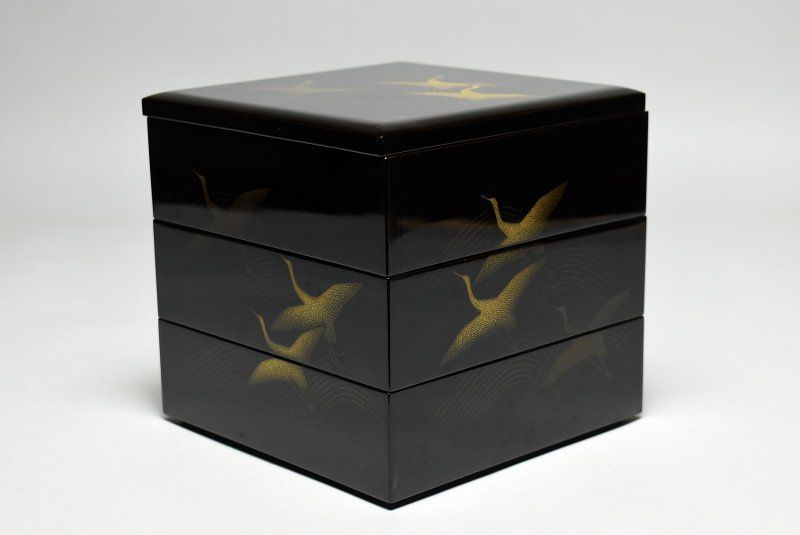 三谷吾一 輪島塗 三段重