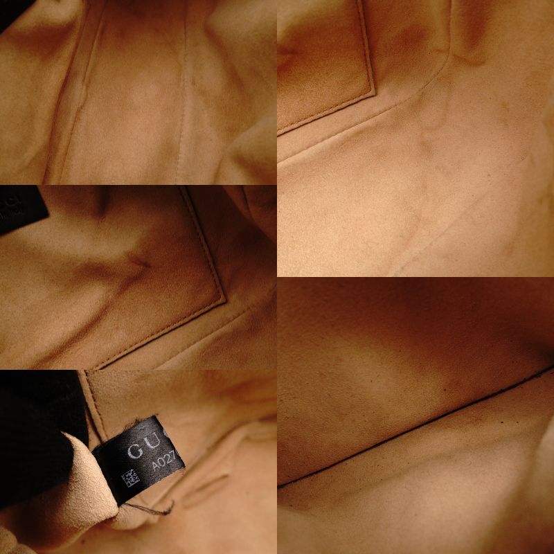 グッチ GUCCI GG マーモント チェーン ショルダーバッグ ブラック 黒 レザー ゴールド金具 クロスボディ 7-9-451 DECORATOM_COM_BR