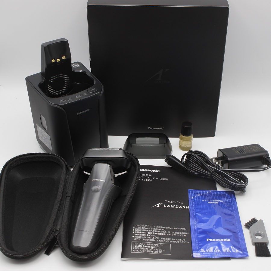 パナソニック ラムダッシュPRO ES-LS9P-K クラフトブラック メンズシェーバー 6枚刃 洗浄器付き Panasonic 本体