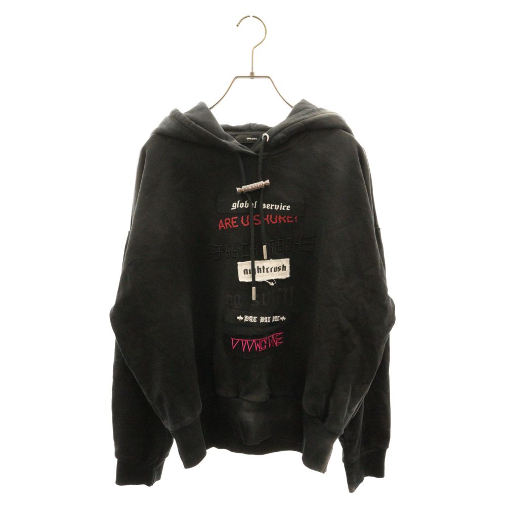 DIESEL (ディーゼル) ブリーチ加工 フロントデザイン プルオーバー DIESEL (ディーゼル) ブリーチ加工 フロントデザイン プルオーバー