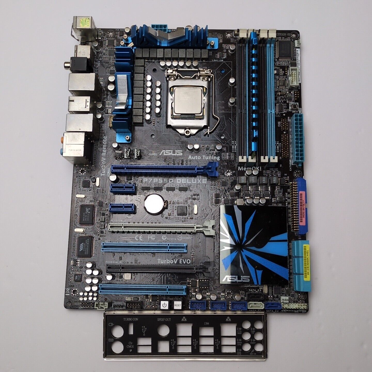 ASUS P7P55D デラックス P55 チップセット LGA1156 ソケット マザーボード i5 750 2gb