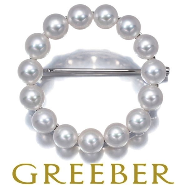 美品♡MIKIMOTO♡ミキモト♡ベビーパール♡ブローチ♡シルバー ミキモト ピエロ 月 ブローチ パール シルバー MIKIMOTO ムーン