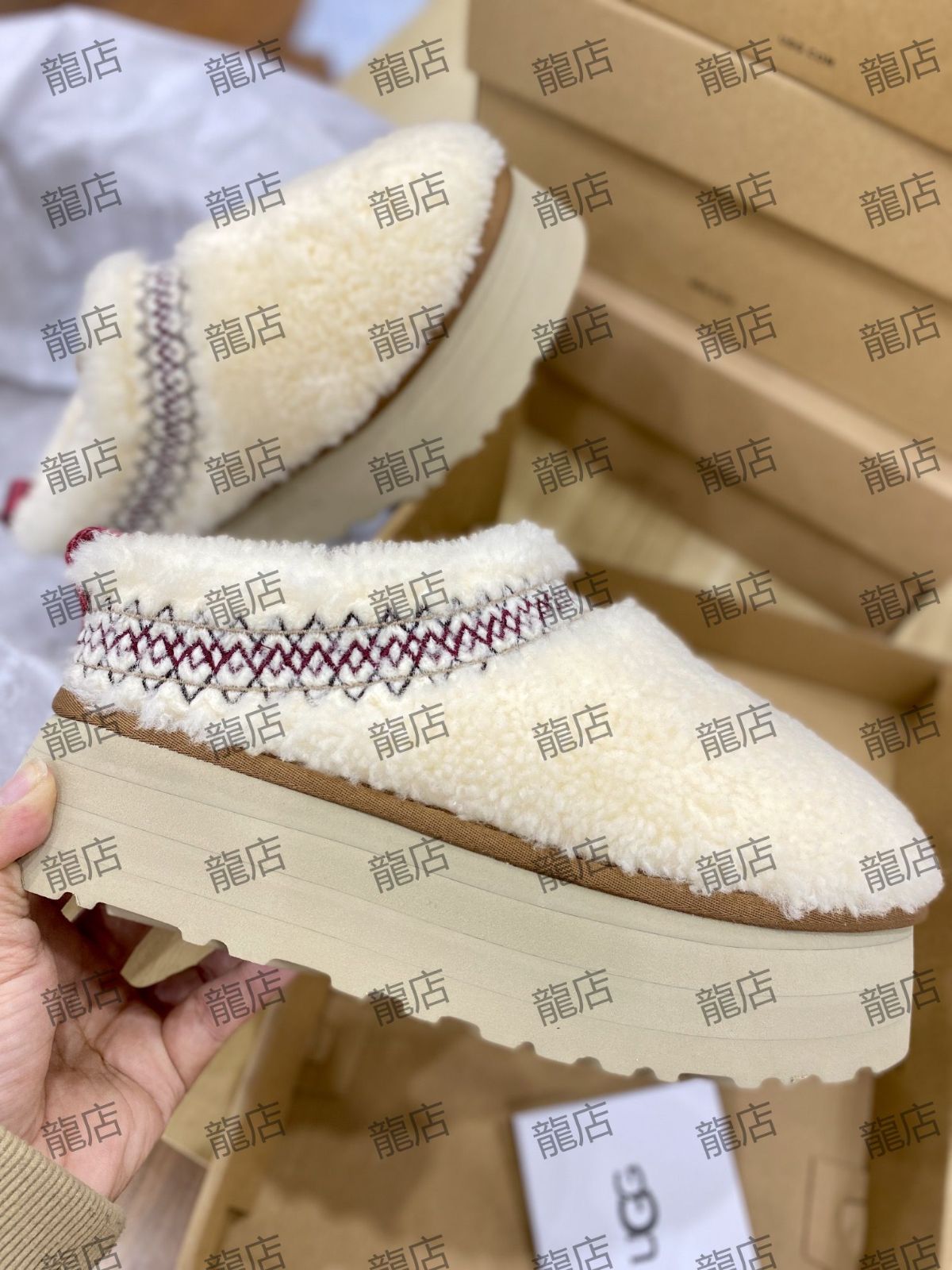 Tazz UGG Braid タズアグブレイド ナチュラル 39 - 靴