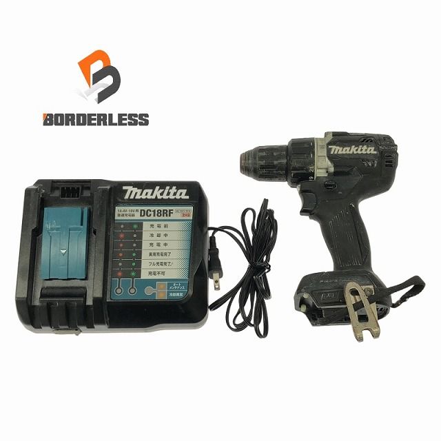 makita マキタ 18V 充電式ドライバドリル DF484D 黒 充電器付き コードレス ドリルドライバー ドライバードリル 106778