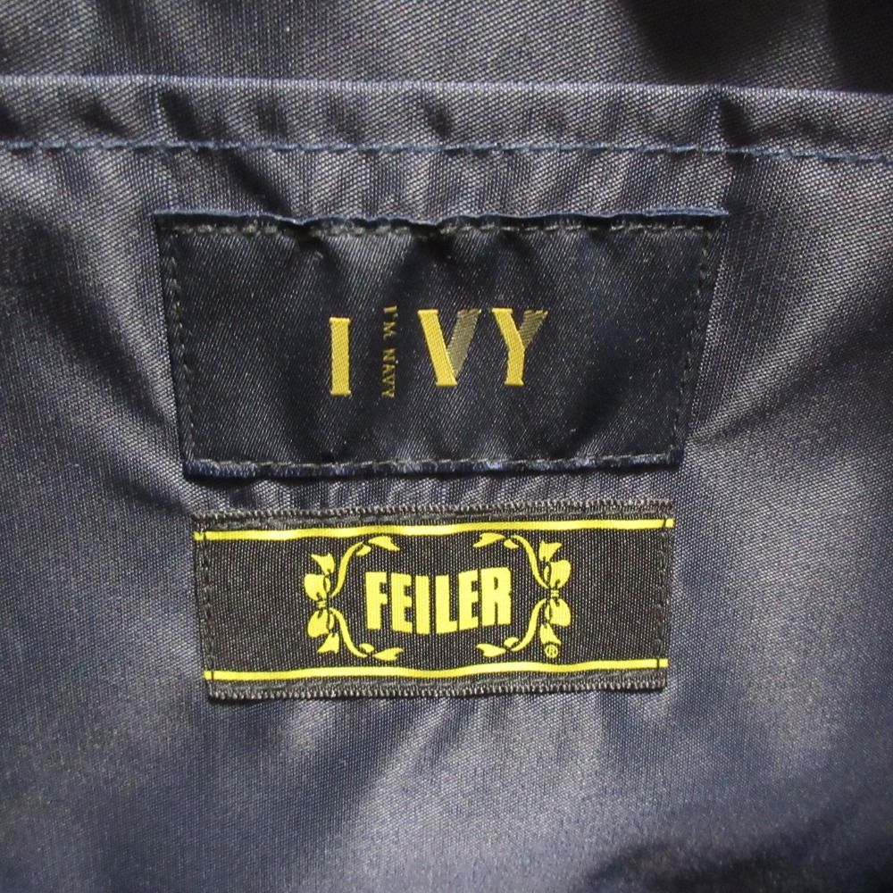 美品 IVY I'M NAVY×FEILER アイビーアイムネイビー×フェイラー コラボ