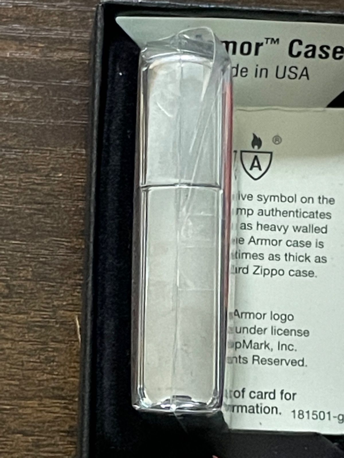 zippo アーマー 差し金 特殊刻印 Heavy Wall Armor Case 2014年製