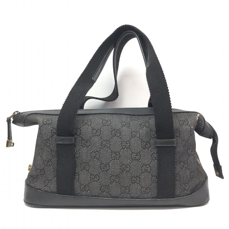 中古】GUCCI GG ハンドバッグ トートバッグ 92734 ブラック グッチ[66