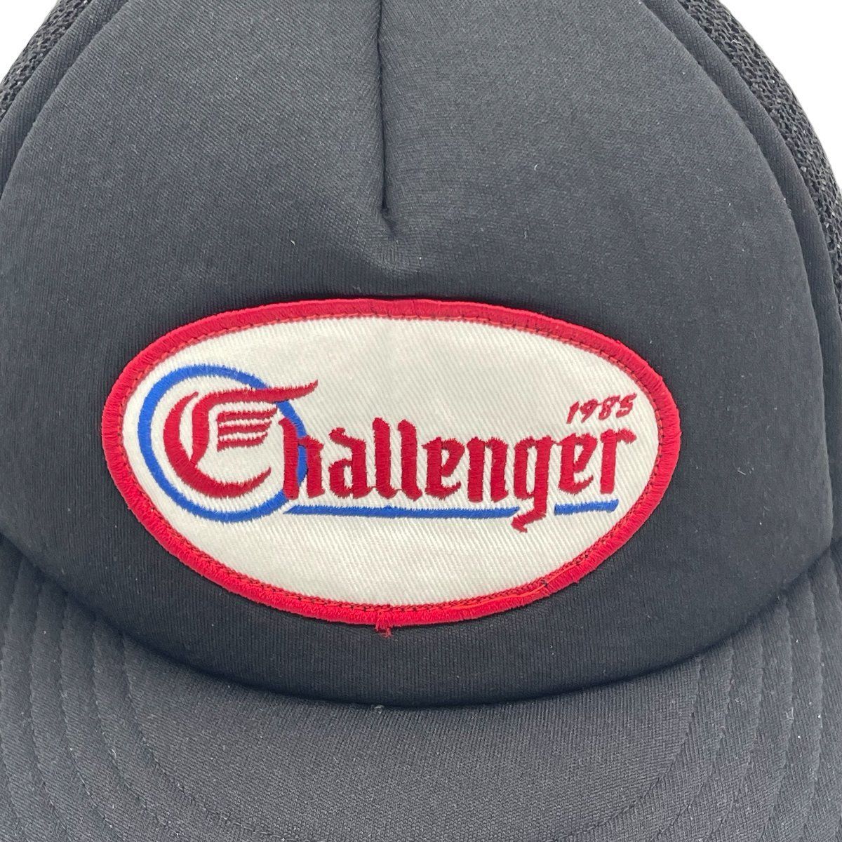 新品】CHALLENGER 22SS PATCH CAP BLACK チャレンジャー メッシュ