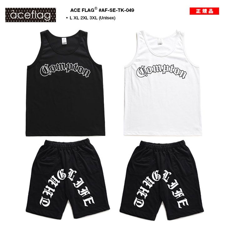 ACE FLAG 上下セット 半袖 ブランド Tシャツ ハーフパンツ メンズ 春夏