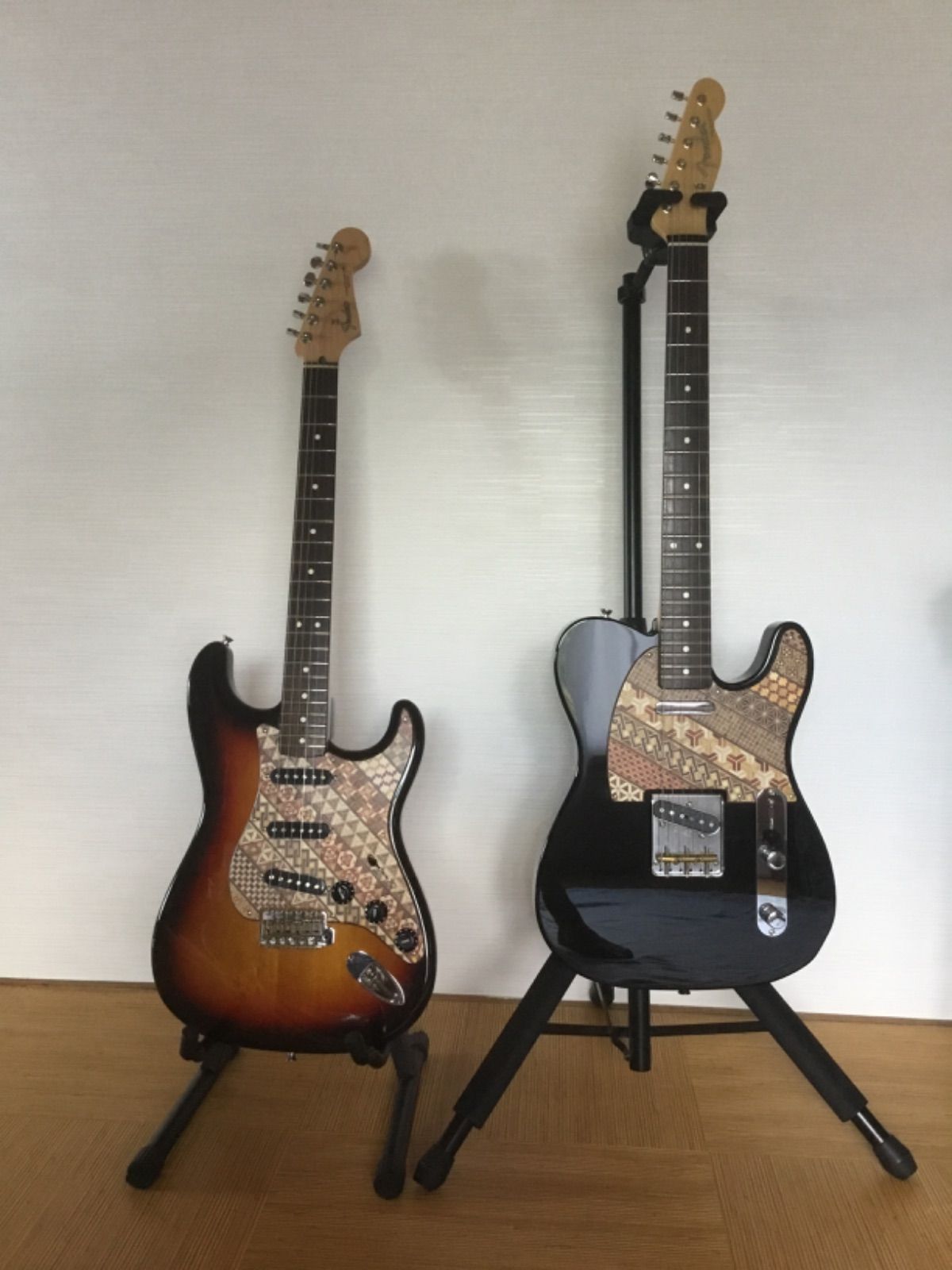 箱根寄木細工 Fender Japan ST 43【寄木ピックガード装着】 - メルカリ