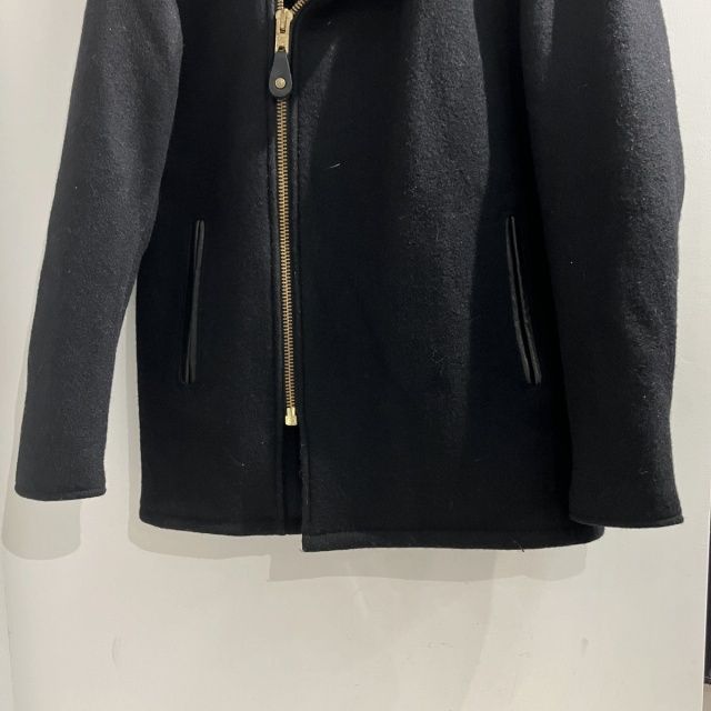 schott ワンスター ピーコート ショット SCHOTT 美品 ワンスター メルトン ライダース