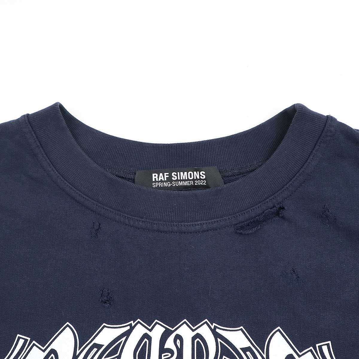 RAF SIMONS ラフシモンズ 22SS Destroyed ダメージ加工カレッジ 