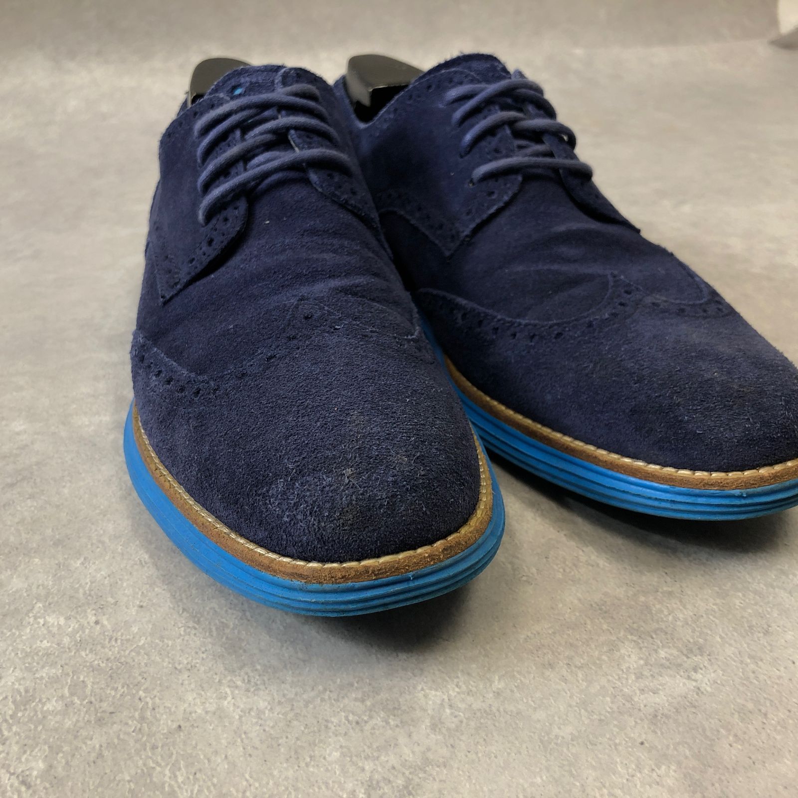 新品同様Cole Haan スエード ウィングチップ　NIKEルナロンソール Cole Haan スエード ウィングチップ NIKEルナロンソール サイズ