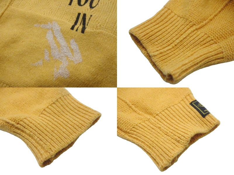 RAF SIMONS イエローニット ラフシモンズ BTSジミン着用 極美品