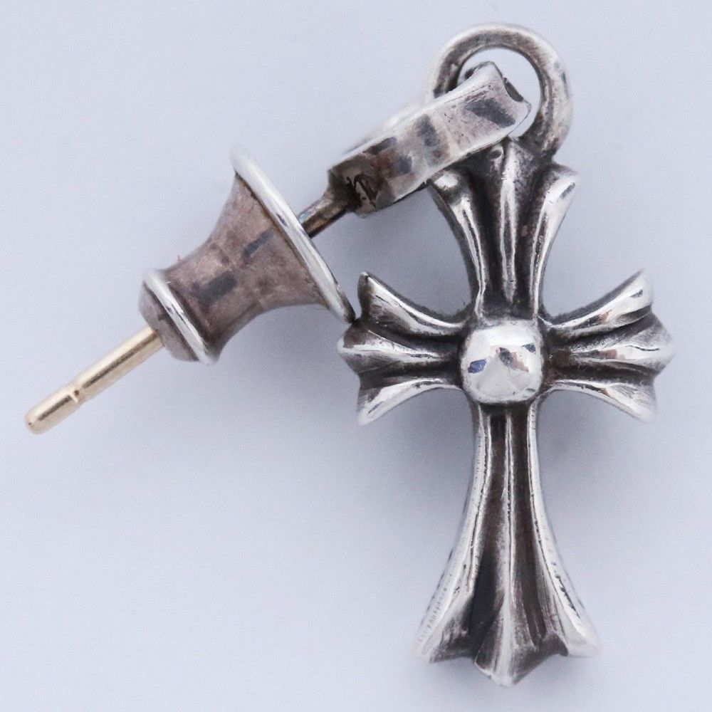 CHROME HEARTS CHクロスベビーファット ドロップイヤリング シルバー