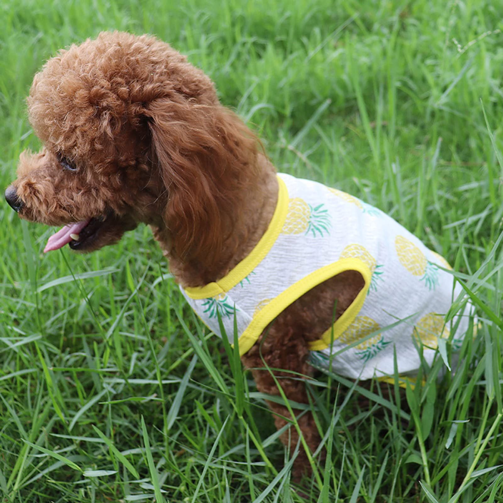 特価セール】袖なし 犬猫服 ベスト お散歩 ドッグウェア 春夏服