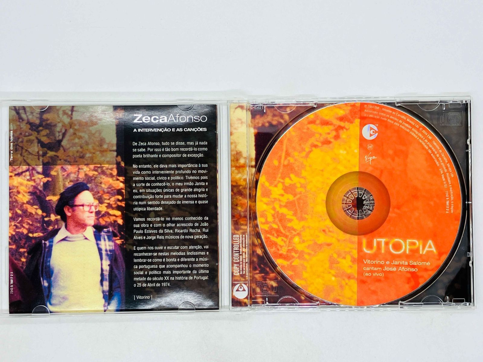 (未使用･未開封品)　Eterna Alegria Ao Vivo / [DVD] v1yptgt CD UTOPIA / Vitorino e Janita Salome cantam Jose Afonso ao