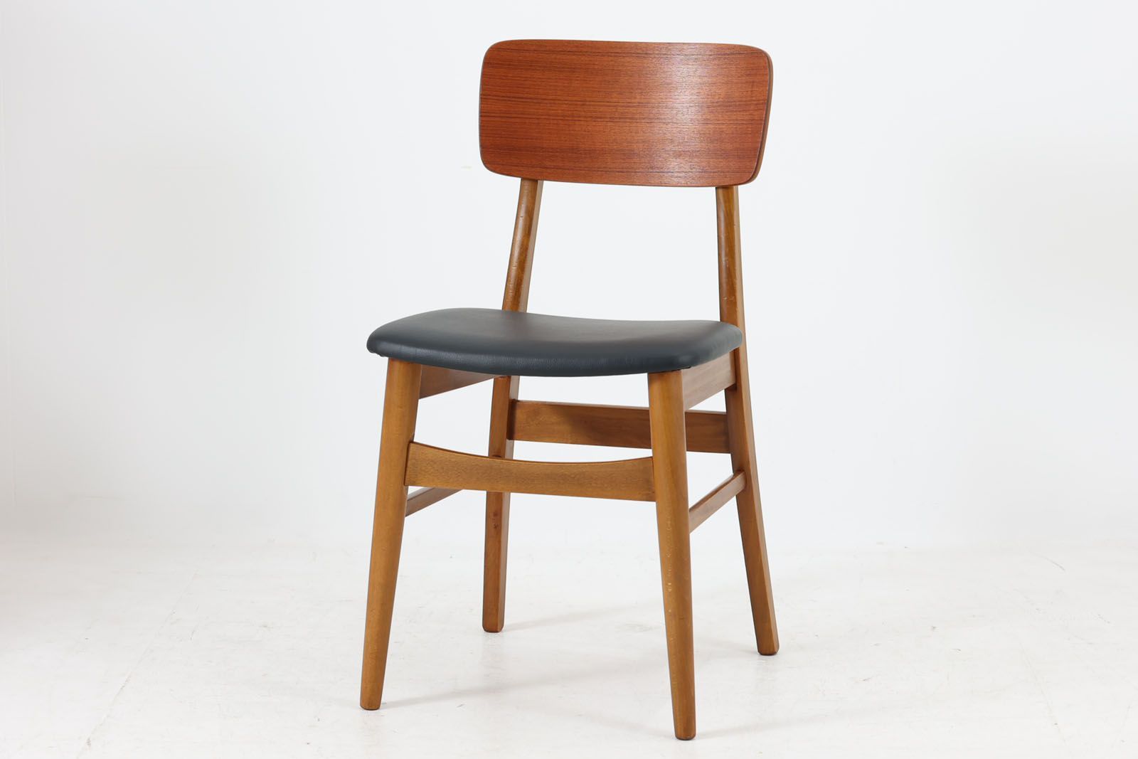 デンマーク製 ダイニングチェア チーク材 北欧家具ビンテージ/DK12805