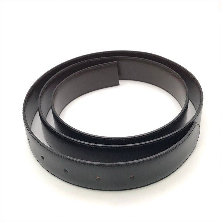 未使用 Christian Dior ディオール レザー ロゴ金具
