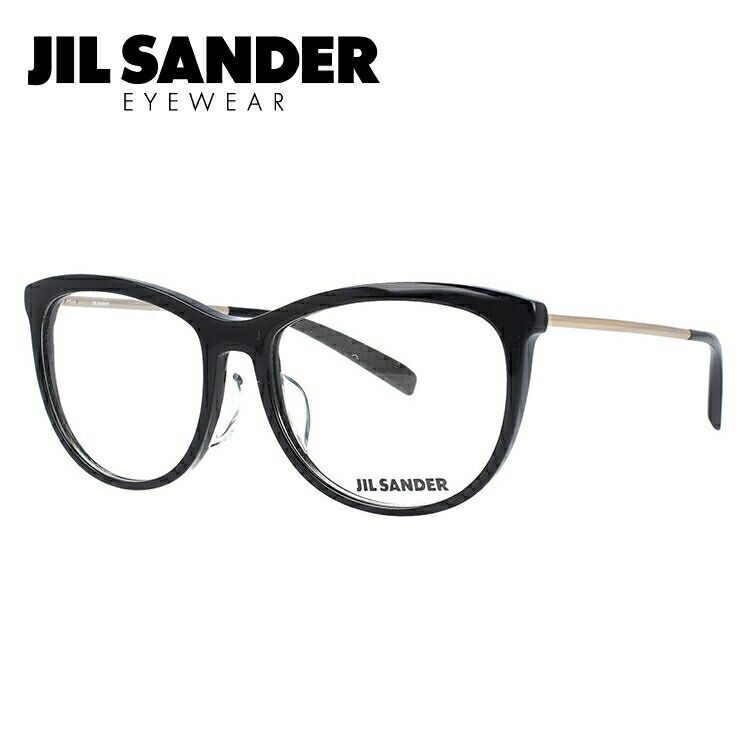 JIL SANDER メガネフレーム ウェリントン型 おしゃれ老眼鏡 リーディンググラス ジルサンダー J4012-A 54 レギュラーフィット レディース ファッションメガネ