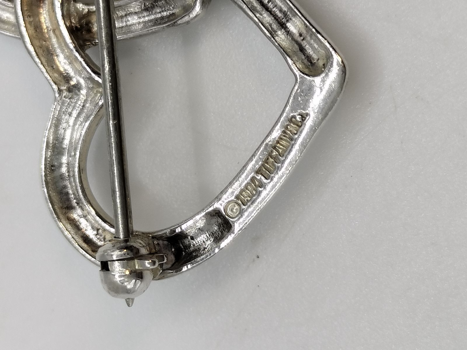 TIFFANY&Co. ティファニー ブローチ トリプルハート 1984