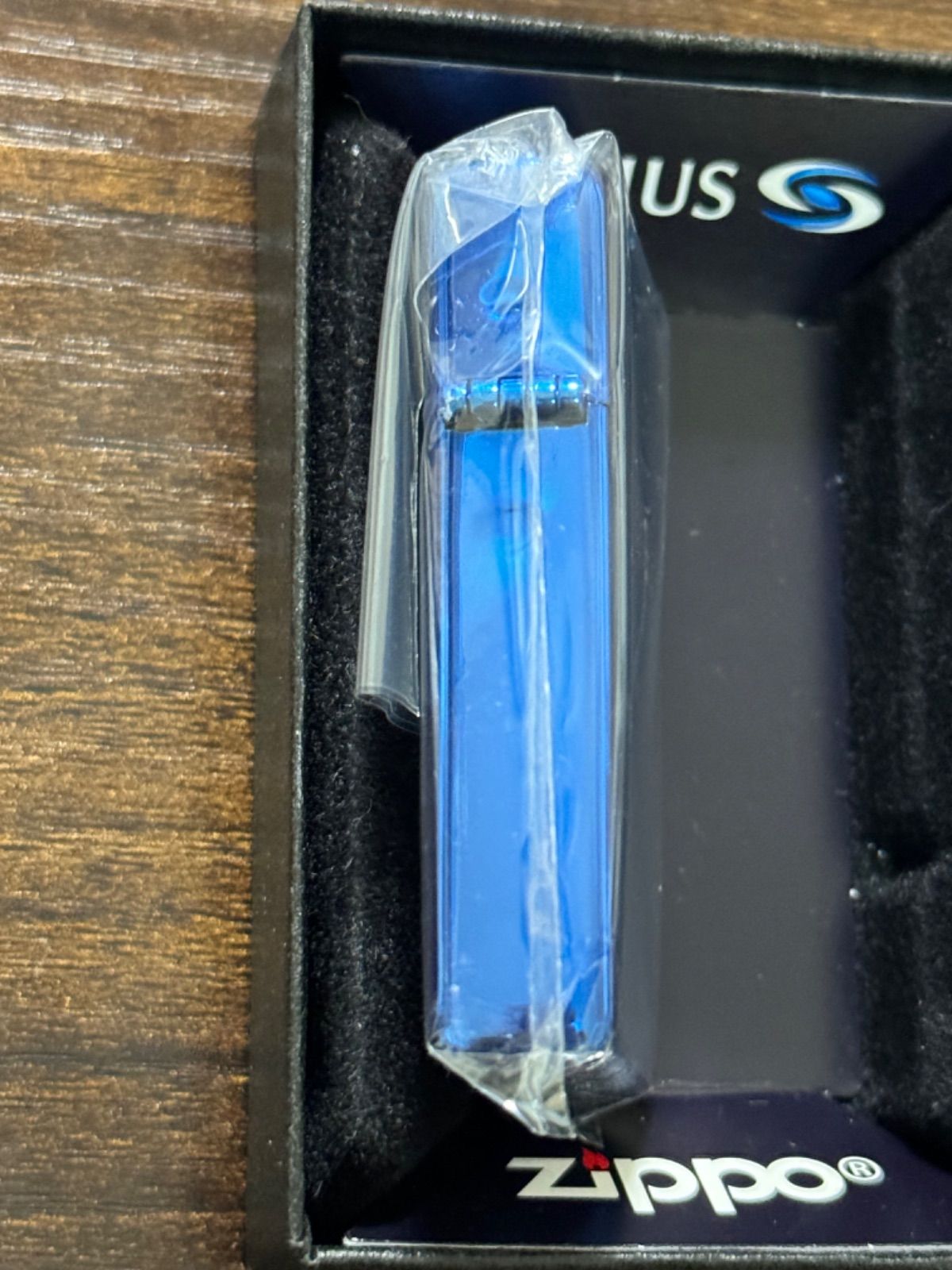 zippo MEVIUS Blue Armor Case 限定品 メビウス 両面 スピン