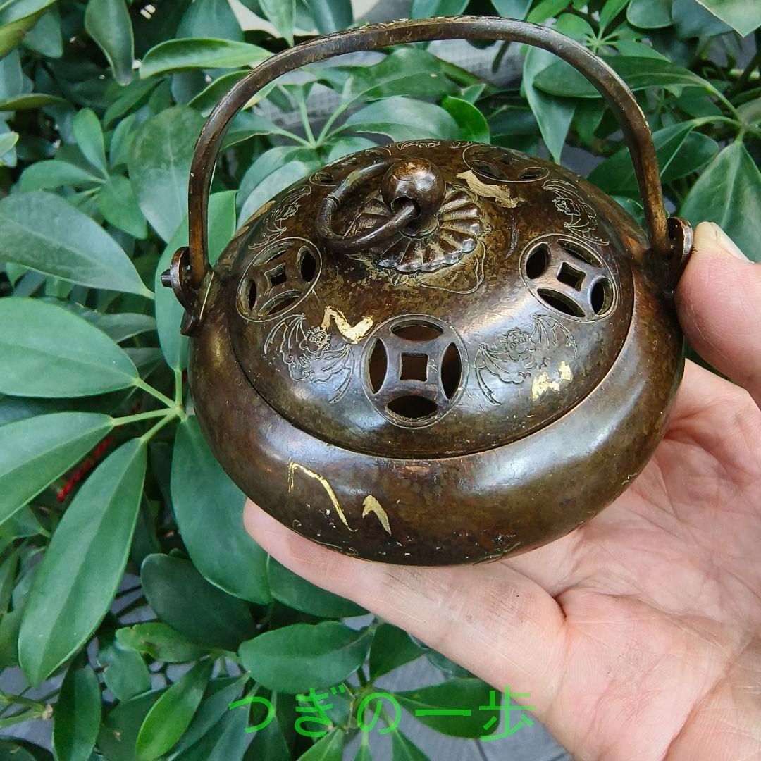 銅器 浄化空気香炉 暖手炉 禅意 香道 茶道 盤香炉 工芸品 置物 銅器 浄化空気香炉 暖手炉 禅意 香道 茶道 盤香炉 工芸品 置物