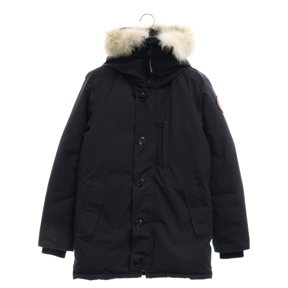CANADA GOOSE (カナダグース) JASPER PARKA ジャスパーパーカー ファーフーデッド ジップアップダウンジャケット ネイビー 3438JM