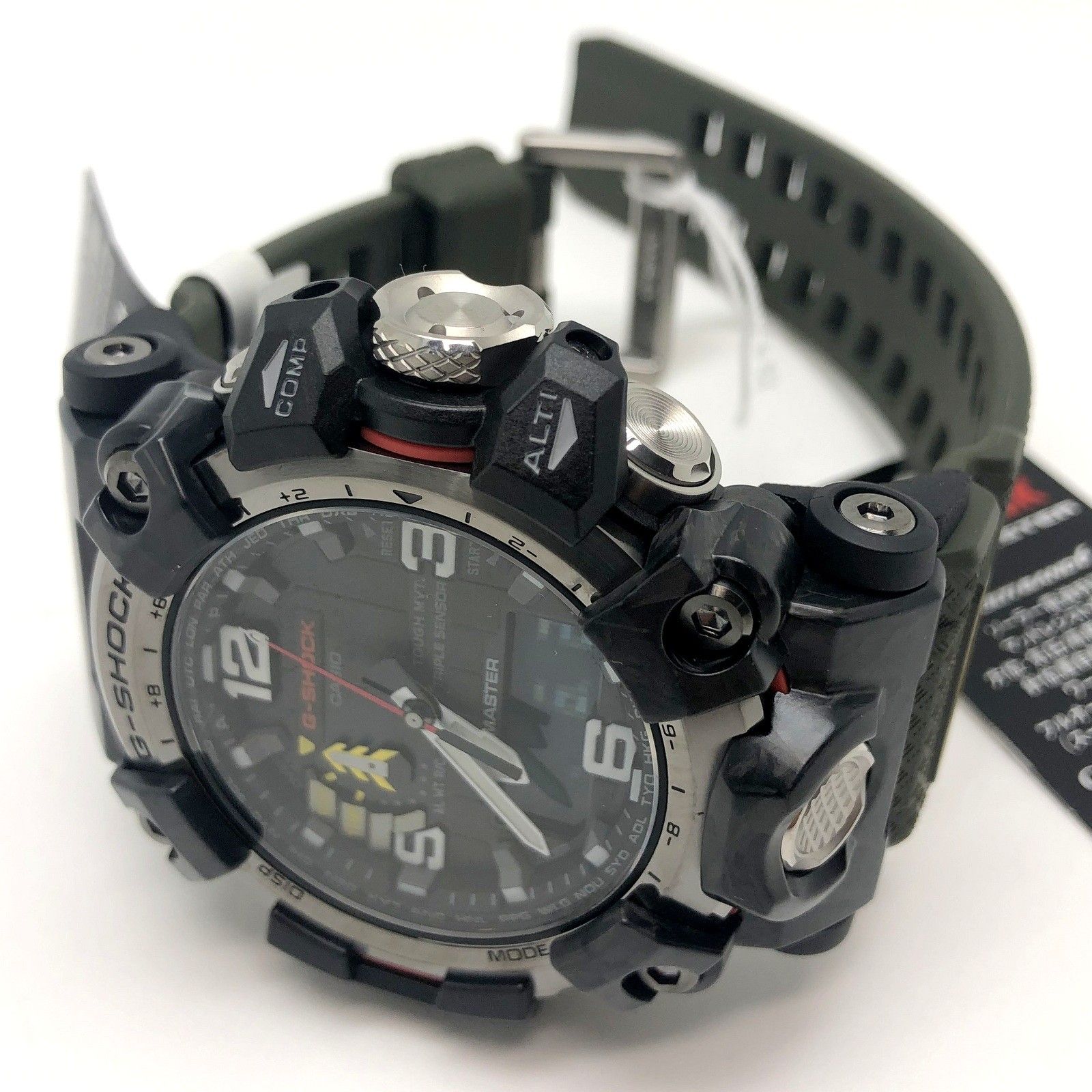 G-SHOCK ジーショック CASIO カシオ 腕時計 GWG-2000-1A3 MUDMASTER マッドマスター 電波ソーラー ブラック グリーン  - メルカリ