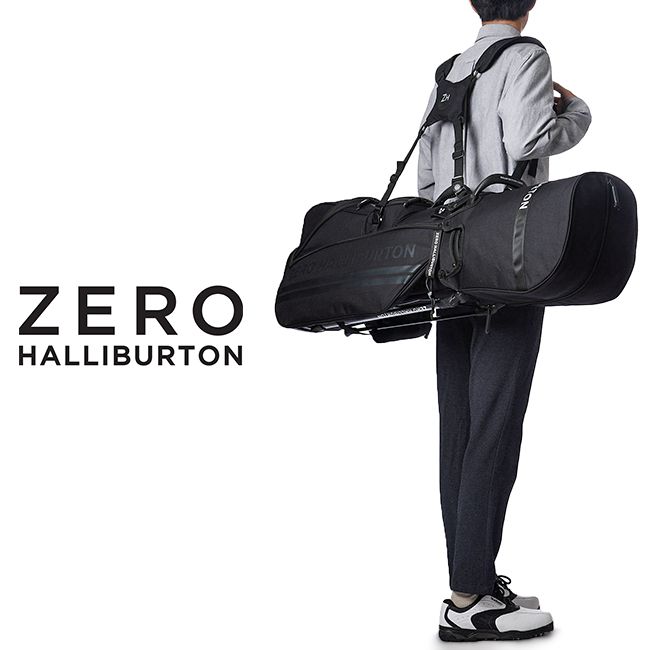 ゼロハリバートン　キャディバッグ　スタンド式　ゴルフ　ブラック　9型　7分割 ZERO HALLIBURTON ゼロハリバートン ゴルフ キャディバッグ