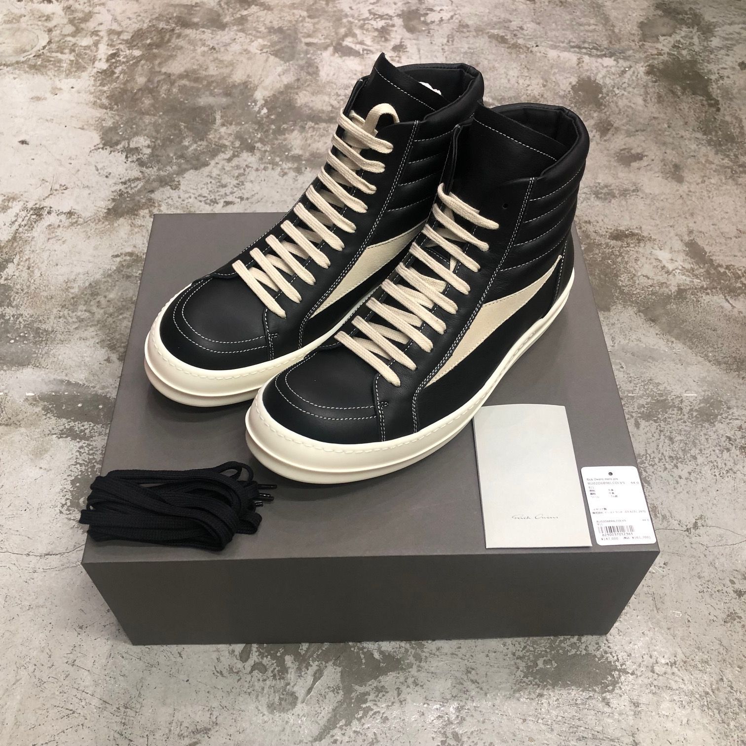 定価161700円 国内正規 新品 Rick Owens 24AW HIGH VINTAGE SNEAKS 