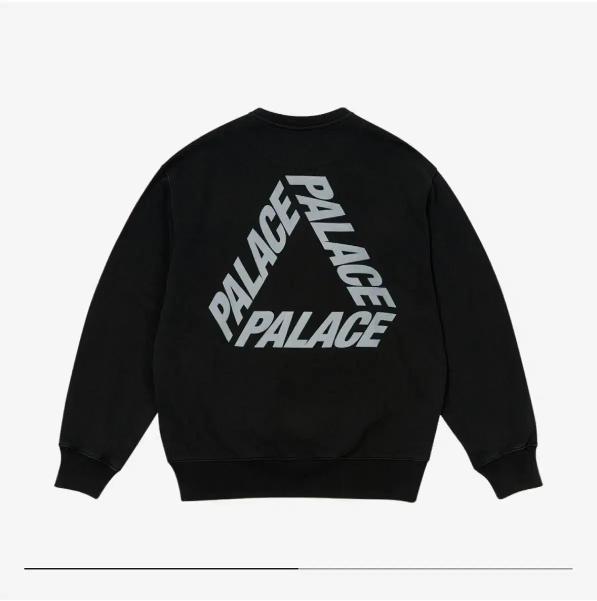 XL PALACE(パレス) PIGMENT(ピグメント) P3 クルーネック パーカー 黒