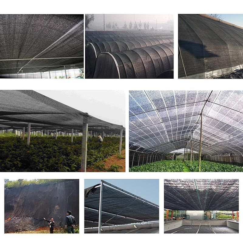 Haikawi 遮光ネット 3x8m 屋外 日除けシェード UVカット90% 高