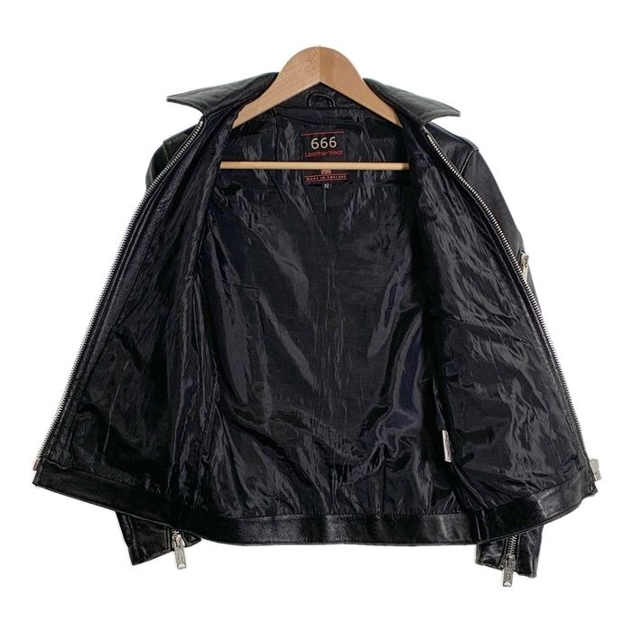 666 トリプルシックス レザー シングルライダースジャケット