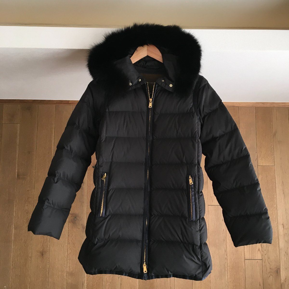 MACKINTOSH (マッキントッシュ) メイボールファー付きダウンコート 