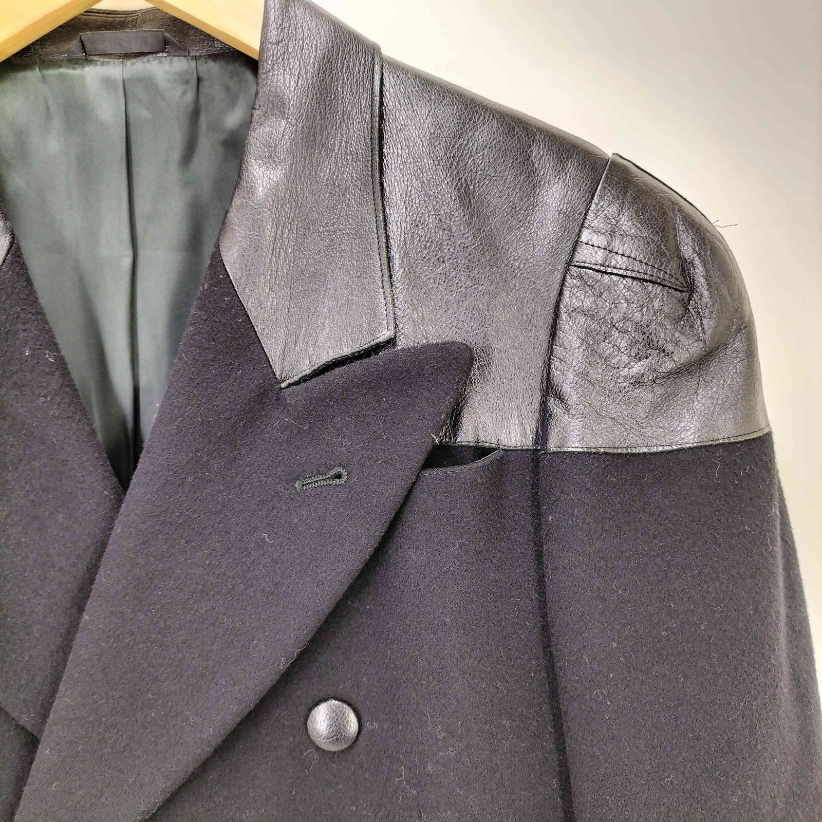 Jean Paul GAULTIER HOMME / ダブル/ピークドラペル/テーラードジャケット/M/ウール/ネイビー ジャンポールゴルチエオム Jean Paul GAULTIER HOMME イタリア製